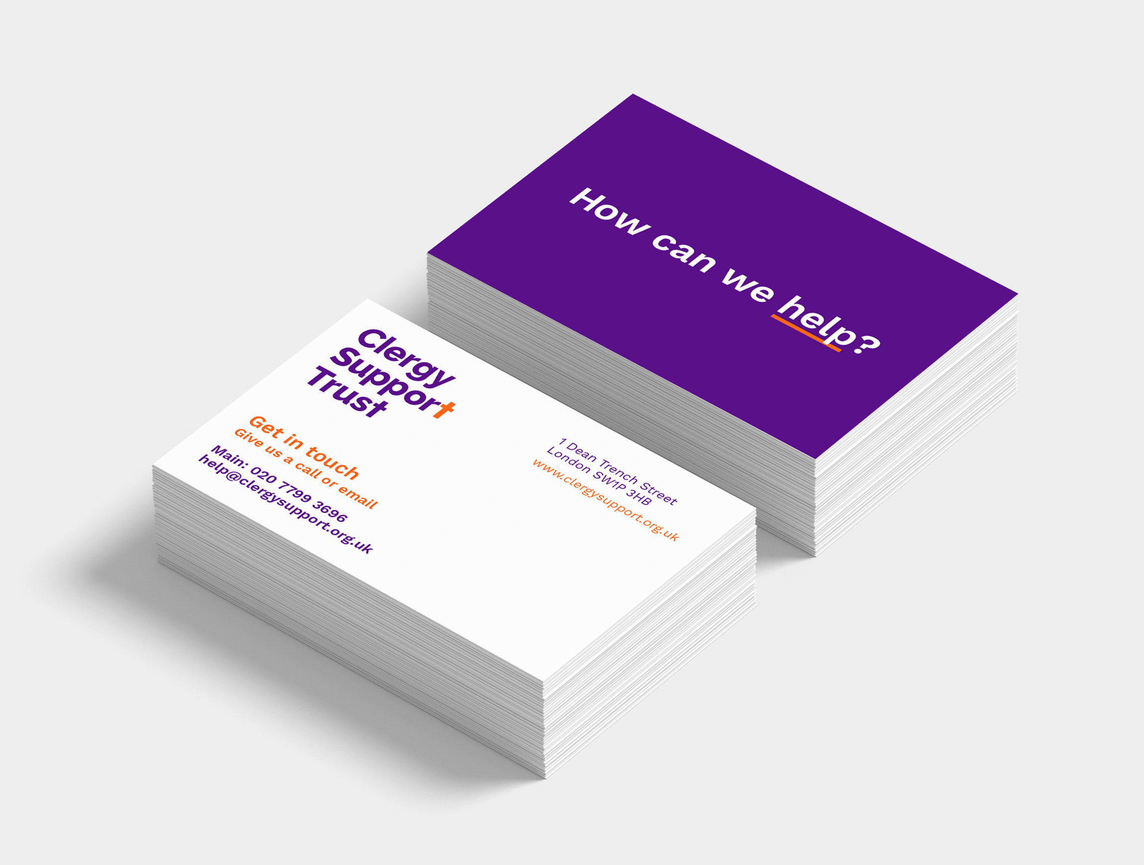 Clergy Support Trust business cards