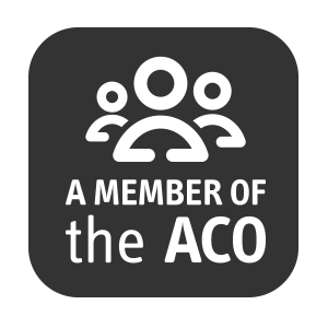 A member of ACO – logo of the Association of Charitable Organisations