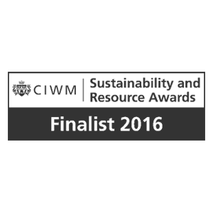 CIWM (Chartered Institution of Wastes Management) Sustainability and Resource Awards 2016 – IE shortlisted with WRAP Love Your Clothes