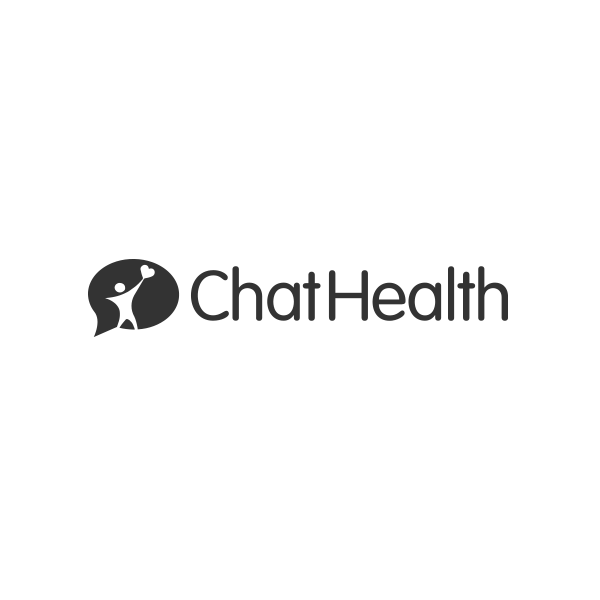 ChatHealth app logo (grey)