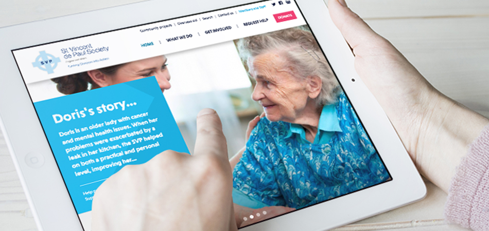 IE Digital designed and developed a new website and UX for befriending charity SVP