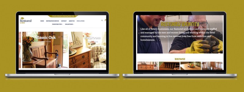 Restored furniture website quadruples online sales for charity Betel
