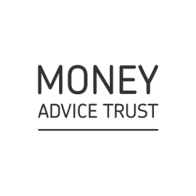 Money Advice Trust logo in grey