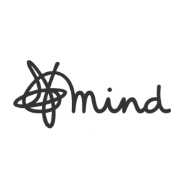 Mind logo in grey (mental health charity) 