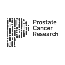 Prostate Cancer Research logo in grey
