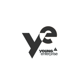 Young Enterprise logo - YE in grey