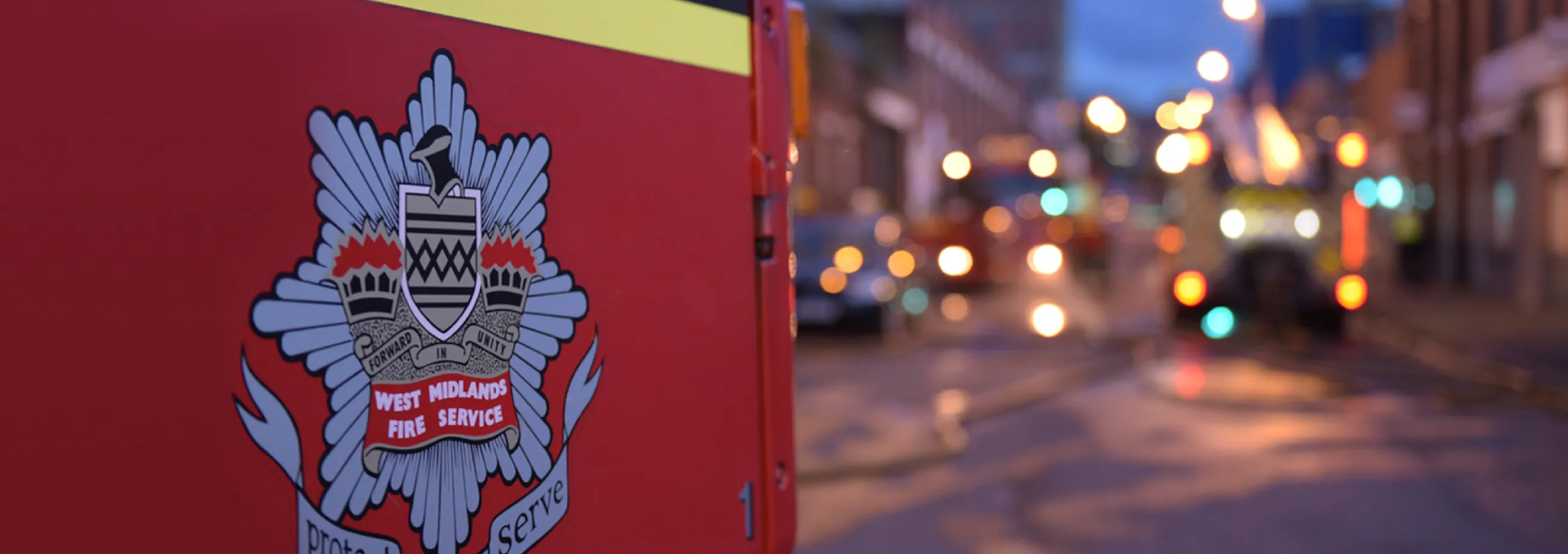 Fire Service logo on fire engine